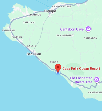 Casa Feliz Map